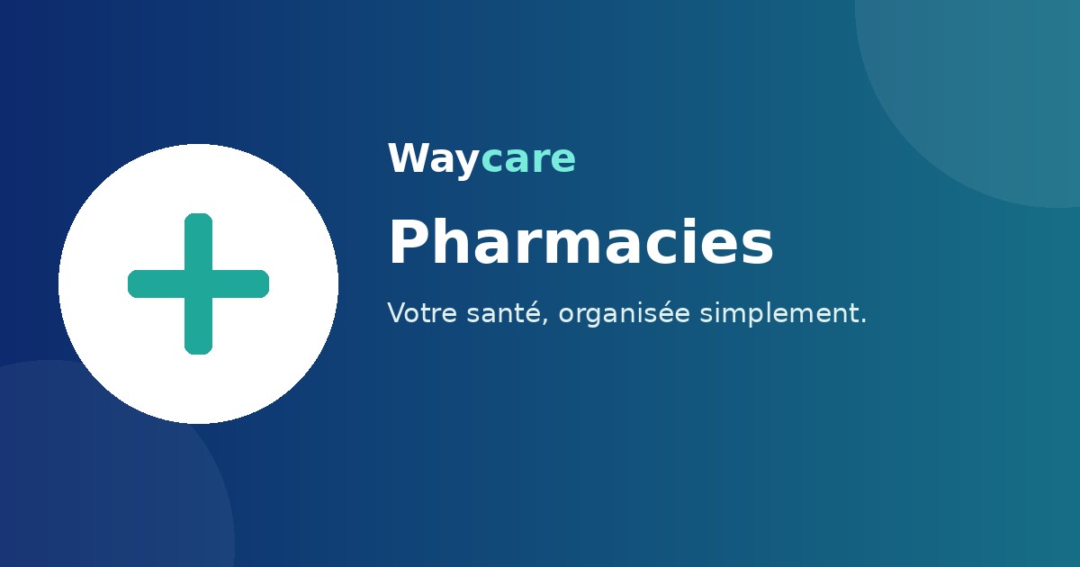 Waycare — Annuaire des pharmacies partenaires